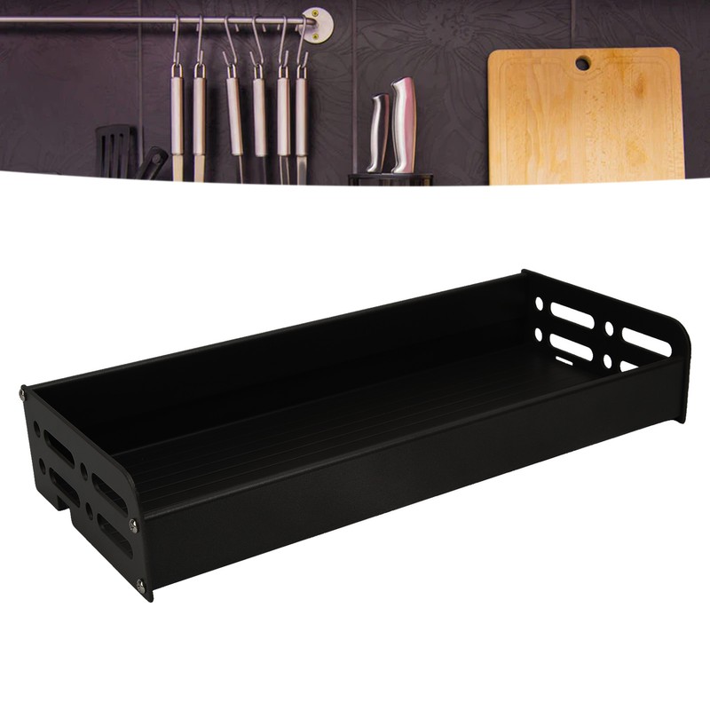 Floating Shelves Space Aluminum Wall Mounted Decorative Storage Shelf for