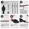 ZSPENG 6 Pack Metal Torches for Outside, Upgraded Metal Torches