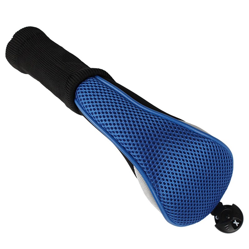 Andux Long Neck Golf Hybrid Club Head Covers with Dial