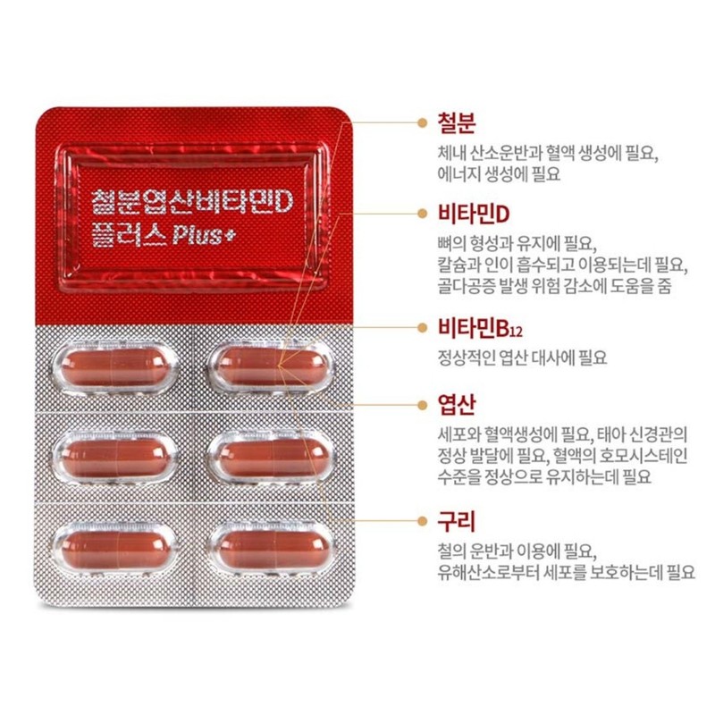 Chong Kun Dang Heme Iron Iron Supplement Pregnant Women Elementary