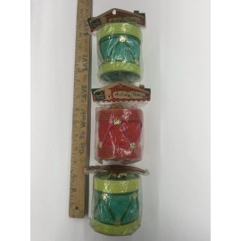 Handmade Vintage Christmas Ornaments Handmade Drums New Old Stock
