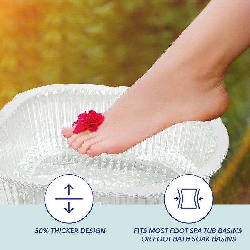 ForPro Universal Pedi Bath Liners - 50% THICKER - Fit