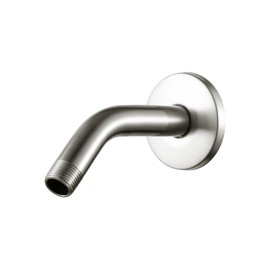 OFFO Brazo y Chapetón, 6 Pulgadas de Acero Inoxidable Brazo para Regadera, Tubo para Regadera de Baño Brazo de Reemplazo Montaje en Pared para Cabezal