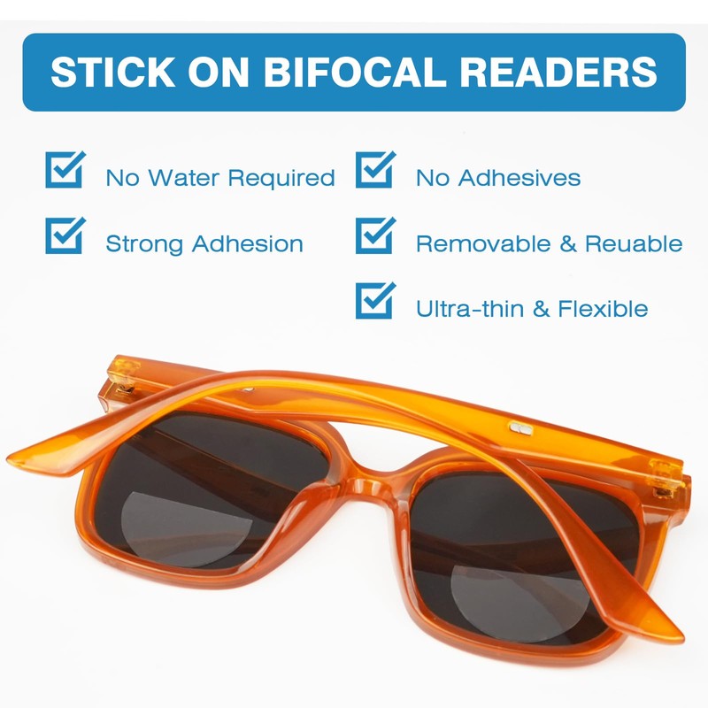 MZWOTO 3 Pack Stick On Bifocal Lenses