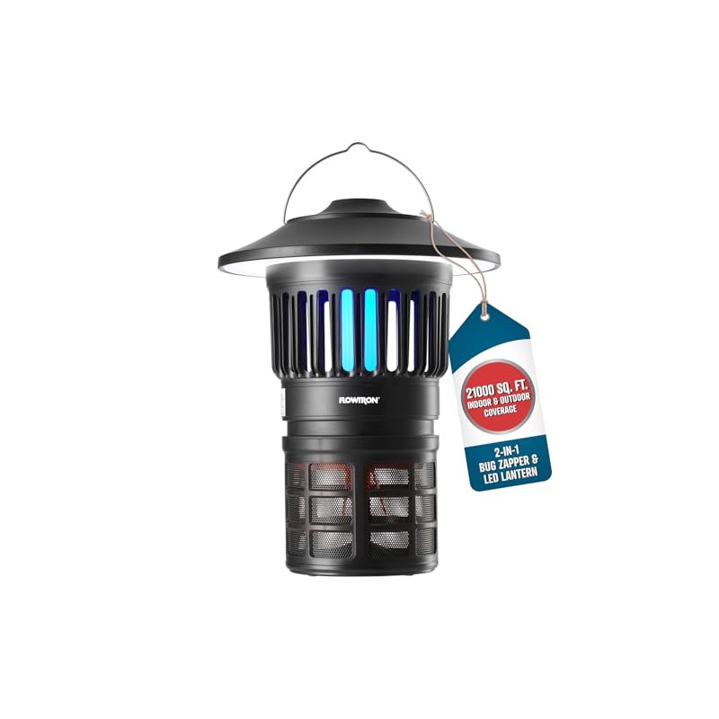 Flowtron Bug Trap Lantern | 2-in-1 UV Mosquito Trap &