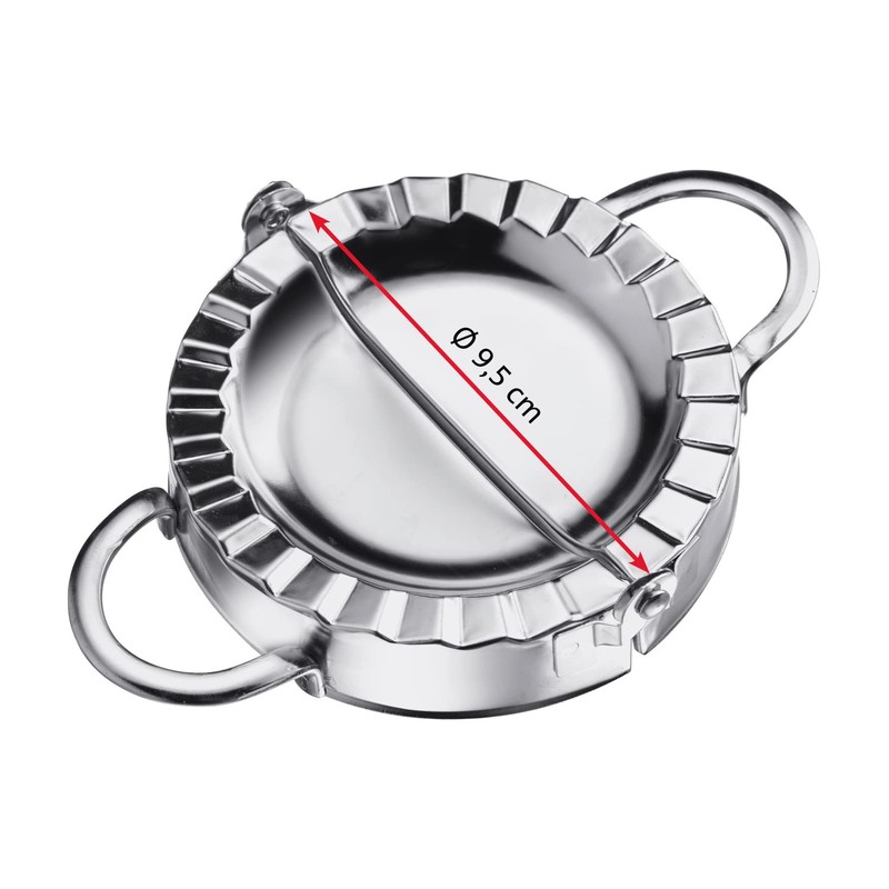 Westmark Ravioli shaper, diameter: 9.5 cm, with practical handles, stainless