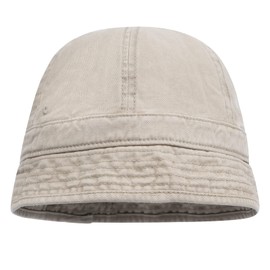 Croogo Bucket Hats for Women Men Cotton Safari Sun Hat Summer Beach Cap Packable Travel Hats Hiphop Dancing Hats,Beige-GD69