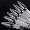 160Pcs Nail Swatch Sticks Stiletto Nail Sample Sticks Clear Nail