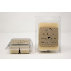 Milk Reclamation Barn Coconut Cream Scented Wax Melts, 3 Oz, Home Fragrance Accessories