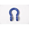 Hi-Gear 1 Pack Blue Rigging 5/8" Bow Shackles D Ring