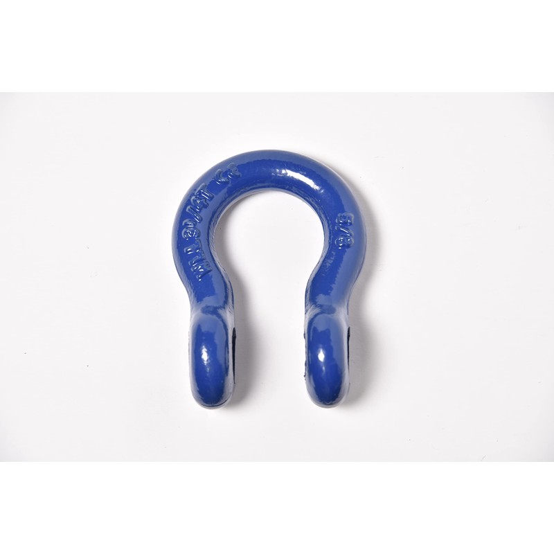 Hi-Gear 1 Pack Blue Rigging 5/8" Bow Shackles D Ring