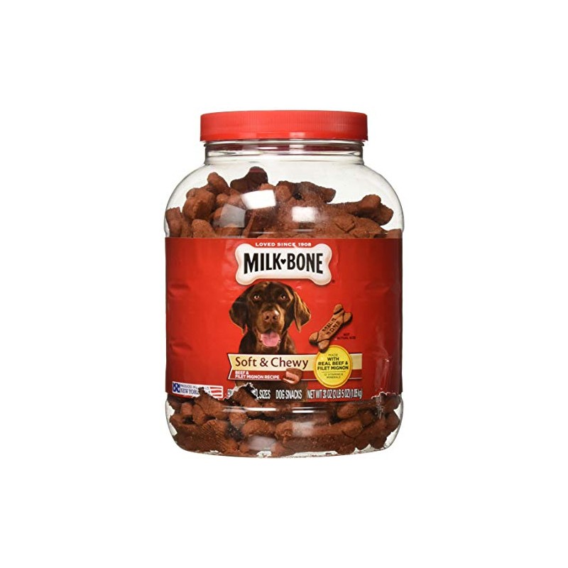 Milk Bone Soft & Chewy Dog Snacks (Beef & Filet