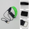4pcs Luminous Arm Bands USB Reflective Band Bracelets for Outdoor