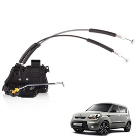 Rear Left Door Lock Actuator Compatible for Kia Soul 2011-2013 Replace Driver Side Door Latch Assembly