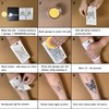 VERDBOOK Waterproof Temporary Tattoos: 2-Sheet Tattoo Kit with Realistic Body