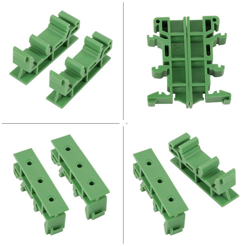 Astibym Circuit Board Mount Mounting Bracket DIN Rail Adapter PCB