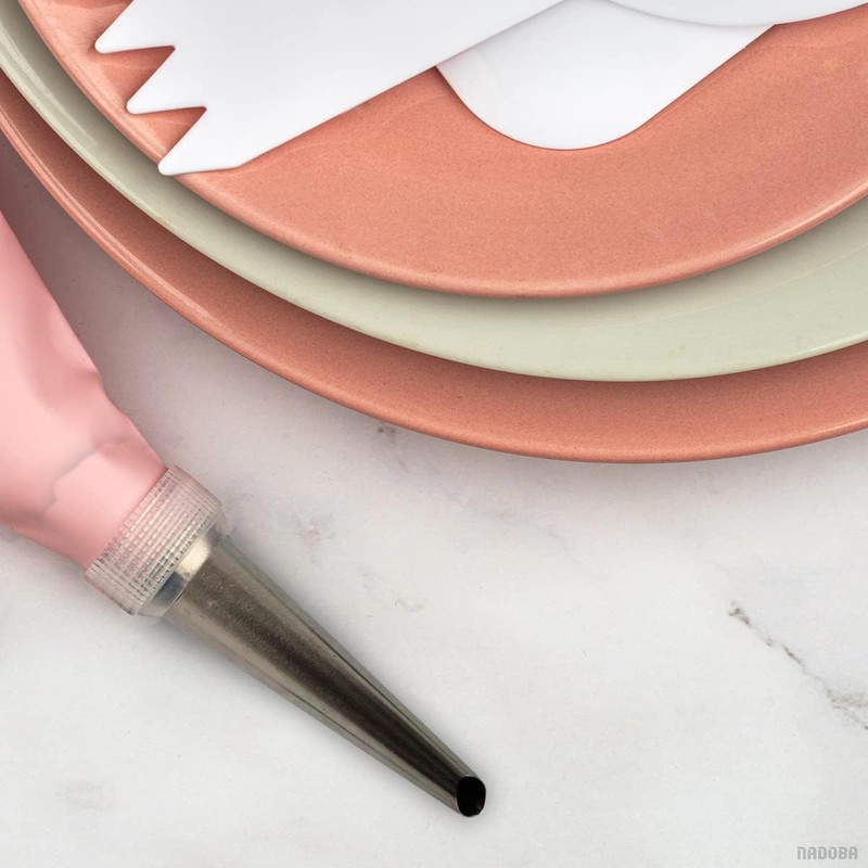 Juego de 3 boquillas de acero inoxidable para decoración de