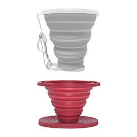 1 Piece Coffee Filter, 1 Piece Folding Water Cup, Foldable Coffee Filter, Portable Filter, Camping Filter