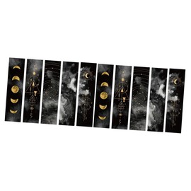 TEHAUX 10pcs Calming Sensory Stickers for Phone Back Textured Decorative Strips Bohemian Design Peva Material for Easy Installation Tactile Experience