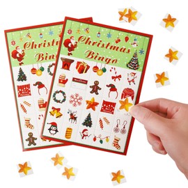 CINECE Christmas Bingo Cards, Games, Parties, Events, After-parties, Year-end Parties, Bingo Competitions, Children's Party (38 Cards)