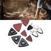 106Pcs Oscillating Tool Sanding Pads Kit for Metal 6Pcs Finger