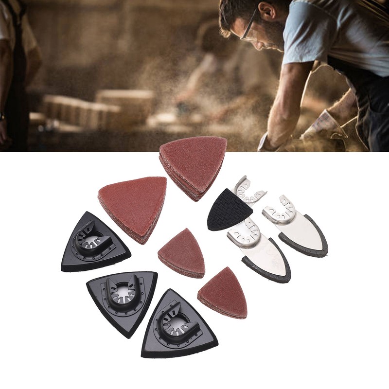 106Pcs Oscillating Tool Sanding Pads Kit for Metal 6Pcs Finger