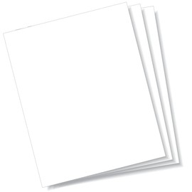 LITKO 8x10-inch Polystyrene Flexible Craft Sheets | Plasticard | Styrene Plastic Sheets | Modeling | Crafting | Scratch Building | Displays | White (.080 Inch - 3 Pack)
