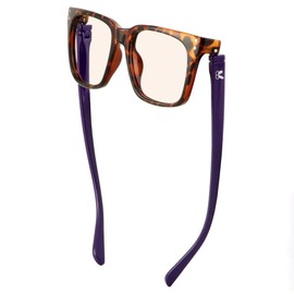 BUNNY EYEZ Readers - HENRIETTA - Reading Glasses with a Tiltable & Flippable Frame - Chic & Modern Design - Diopter Strength of +1.50 to +3.00 - Tortoise, 3.00