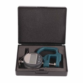 Digital Thickness Gauge for Paper Leather Cloth Wire Measuring Tool 0-12.7mm Measuring Range 0.01mm Accuracy