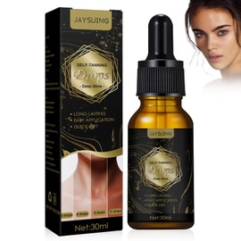 30ml Bräunungstropfen,Selbstbräuner Gesicht & Körper, Sunless Tanning Drops, Natural Emollient Treatment Serum Tanning Aid Skin Healthy Complexion-Tanning Drops für Sanfte Bräune