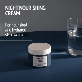 [ comfort zone ] Renight Cream Complete Silicone-Free Restorative Night Cream for All Skin Types with Hyaluronic Acid Vitamin E, Floral and Softly Woody, 2.09 Fl Oz