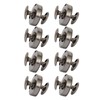 50 Sets Magnetic Button Clasp Snaps 18x5mm High Hardness Alloy