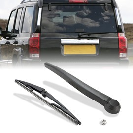 Shopauto Rear Windshield Wiper Arm Blade Assembly Compatible with 2006-2010 Jeep Commander Rear Window Wiper Kit, Replacement 5174877AA, 05174877AA, 55156514AB, 05174876AA