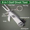 MTSBDM Golf Accessories Kit with Leather Case,Complete Golf Stuff Set