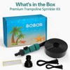 Bobor Trampoline Sprinkler for Kids, Outdoor Trampoline Water Sprinklers, Backyard