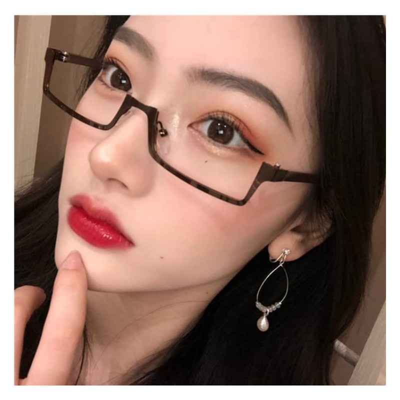 KKD Date Glasses Without Lenses, Cosplay, MoE, Underframe, Fashion Glasses,