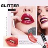 Glitter Lip Gloss Set, 3Pcs Glitter Lipsticks Diamond Shimmer Metallic