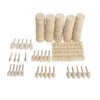 129 Pcs Felt Polishing Pad for Dremel Rotary Tools