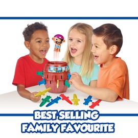 TOMY Pop Up Pirate Classic Children's Action Board Game, Family and Preschool Kids Game for Children 4, 5, 6, 7, 8 Year Old Boys Girls Adults