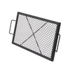 Happybuy X-Marks Fire Pit Grill Grate, Rectangle Cooking Grate, Heavy