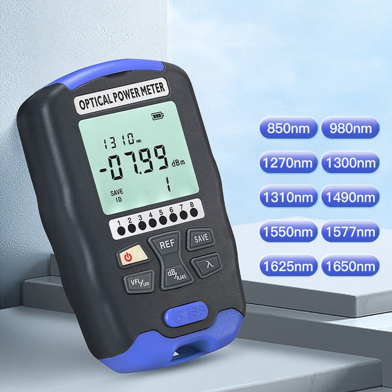 Optical Power Meter 1KM Red Light Tester Fiber Optic Network