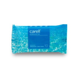 Carell Professional Care - Refreshing Personal Care Wipes - 24 Packs of 10 - Gentle, Dermatologically Tested, Moisturising, Alcohol & Paraben Free