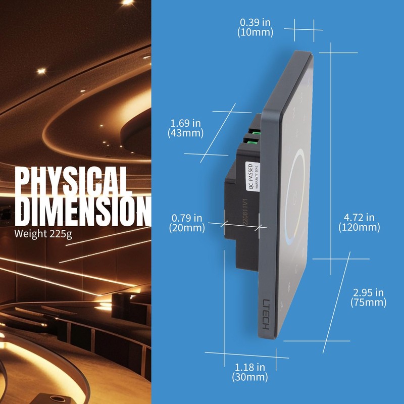 LTech UB2 Tunable White (CCT) DMX & Bluetooth BLE 5.0