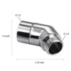 LYSAIMG 135 Degrees Handhold Shower Elbow Adapter,G1/2 Chrome Handhold Shower