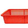 TrueCraftware-14-1/4" X 11-1/4" Square Colander Strainer Basket Red Color- Wash