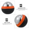 Beavorty 1pc Stainless Steel Massage Ball for Muscle Relief Hot