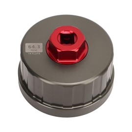 Oil Filter Wrench 64.3mm 14 Flute Filter Cap Socket Tool for Camry Tundra Tacoma 4Runner RAV4