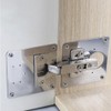 Cabinet Hinge Repair Plate 4 Pieces Repair Kit for Cabinet