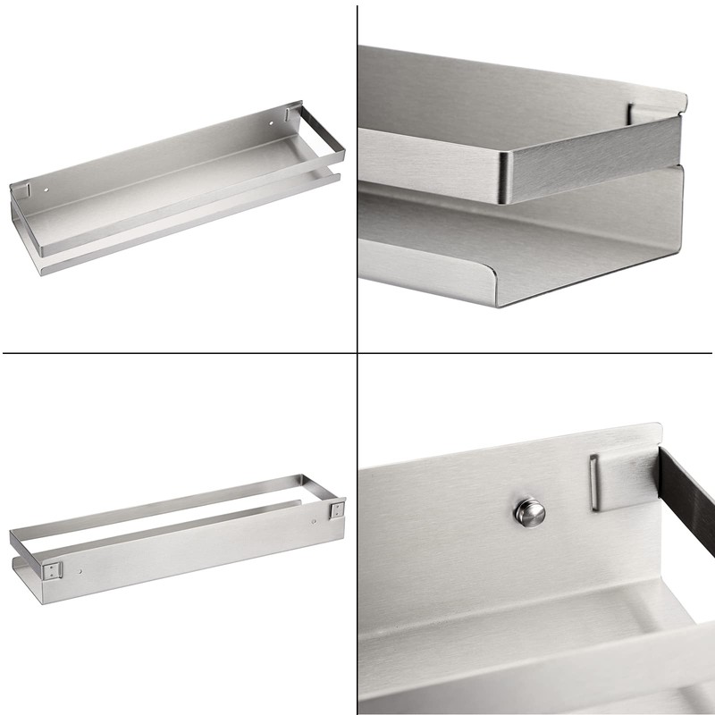 OwnMy 2PCS 16 Inch Shower Shelf Bathroom Inside Shower Caddy