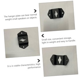 OSALADI 10pcs Iron Speaker Hanger Bracket Hanging Speaker Hook for Surround Audio Strong Load-Bearing Easy Install